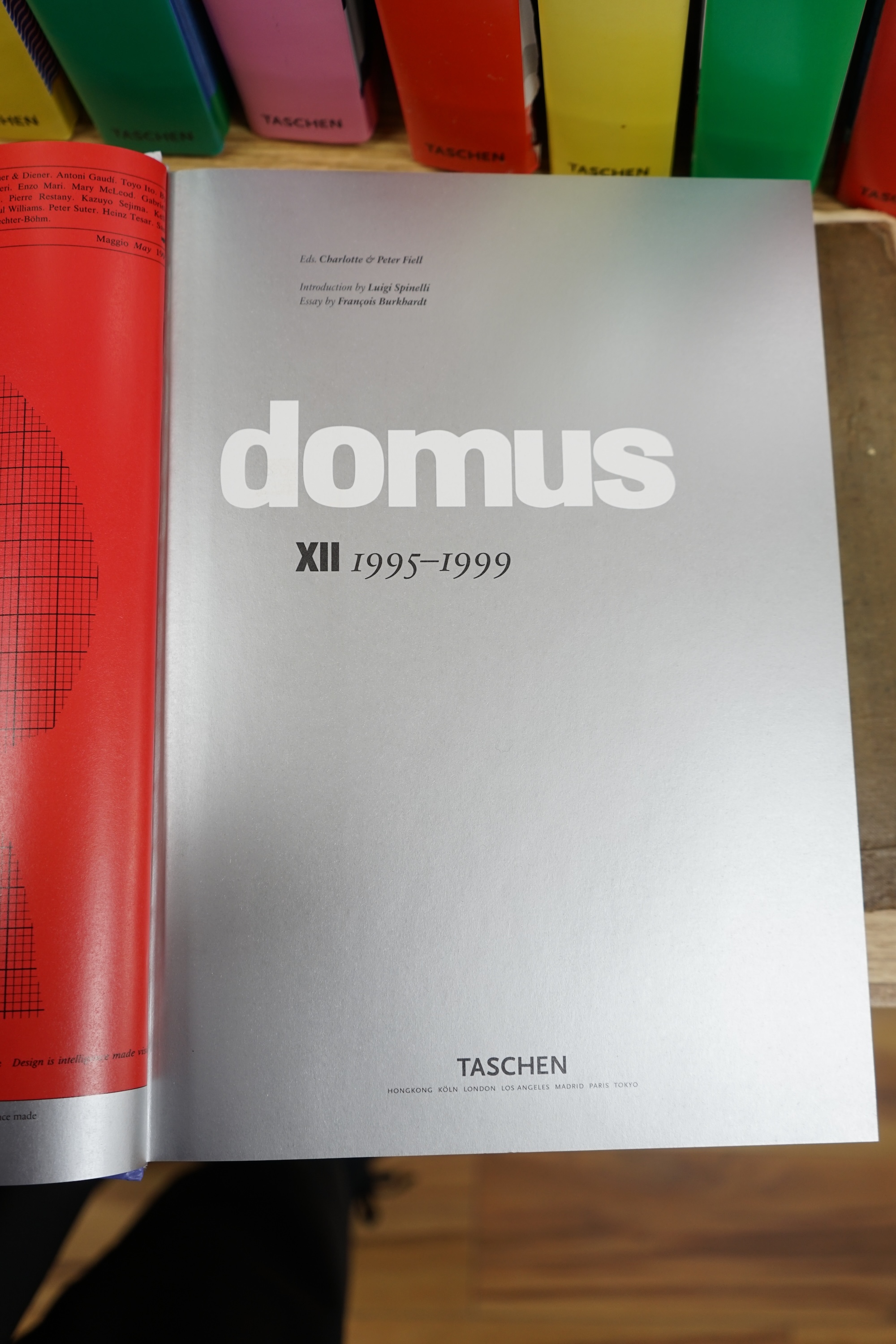 Fiell (Charlotte & Peter) Domus: L'Arte nella Casa [The Very Best from the Seminal Architecture and Design Journal], 12 vols, 1928-1999, [2006], Taschen. Condition - fair to good